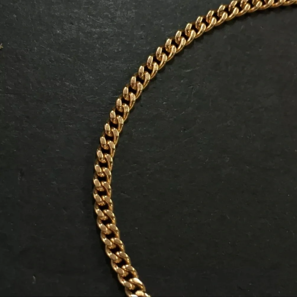 AUTH Christian Dior Logo CD Bracelet Gold - Picture 3 of 7